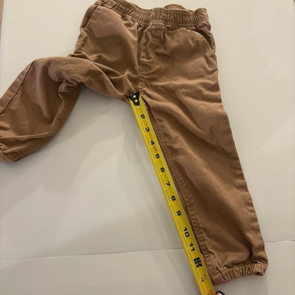Tommy Hilfiger Kids Pants 3T Camel Tan Pull On Elastic Waistband 100% Cotton - Picture 10 of 13